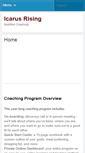Mobile Screenshot of icarus-rising.com